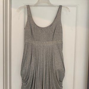 Grey Laundry Mini Dress with Gold Sheen